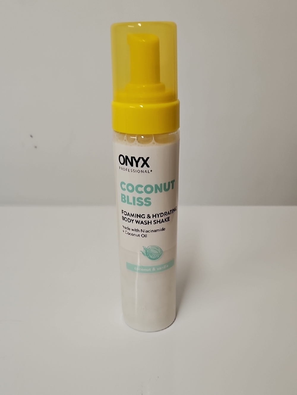 Onyx Coconut Bliss Foaming Body Wash with Yellow Pump